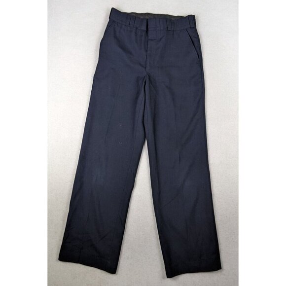 VINTAGE MEN'S BLUE FLAT FRONT DRESS / WORK PANTS - SIZE 31x29 - FECHHEIMER - Picture 4 of 15